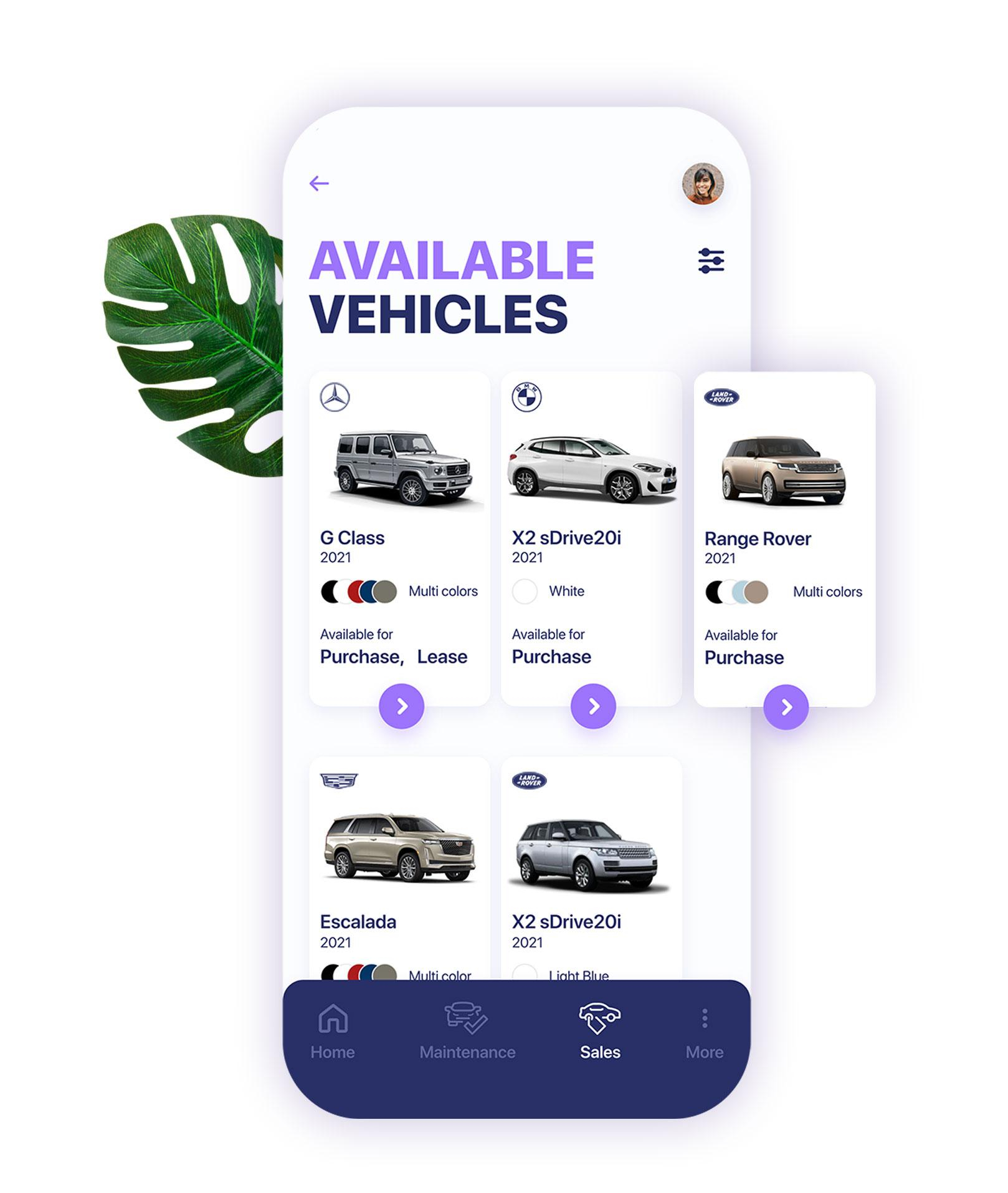 Dealership app